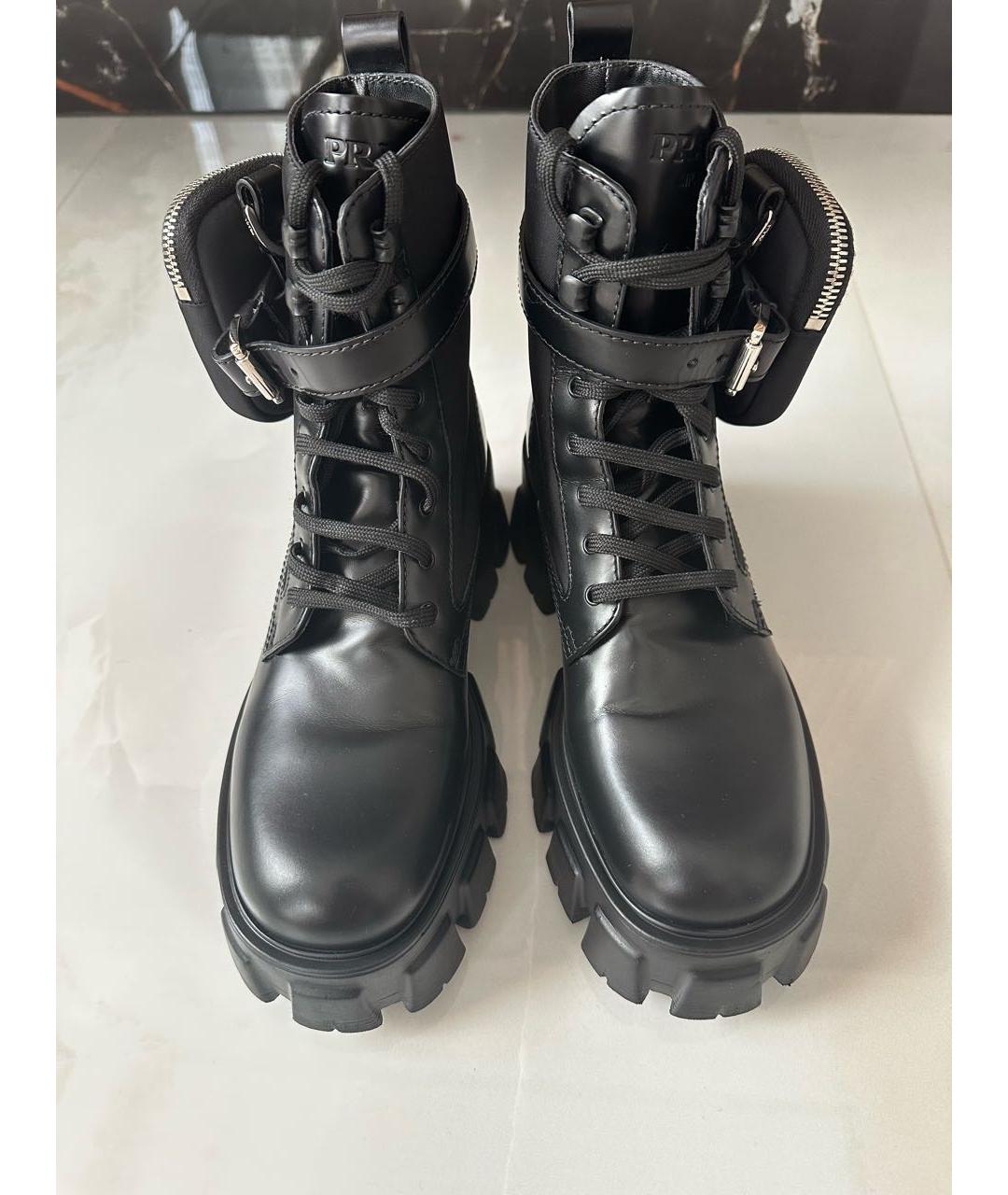 PRADA Черные ботинки, фото 3