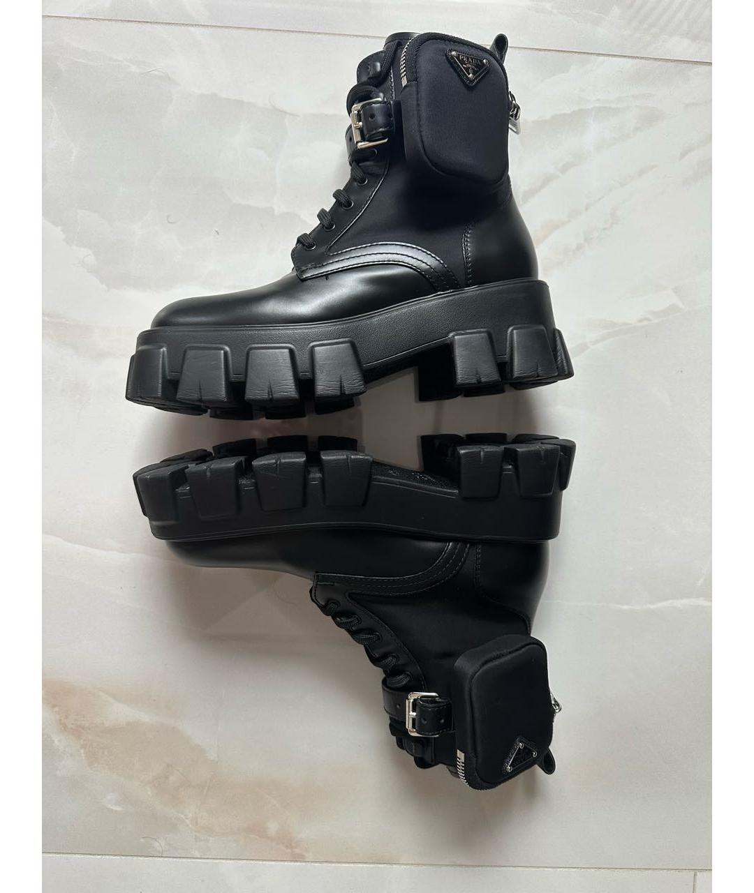 PRADA Черные ботинки, фото 5