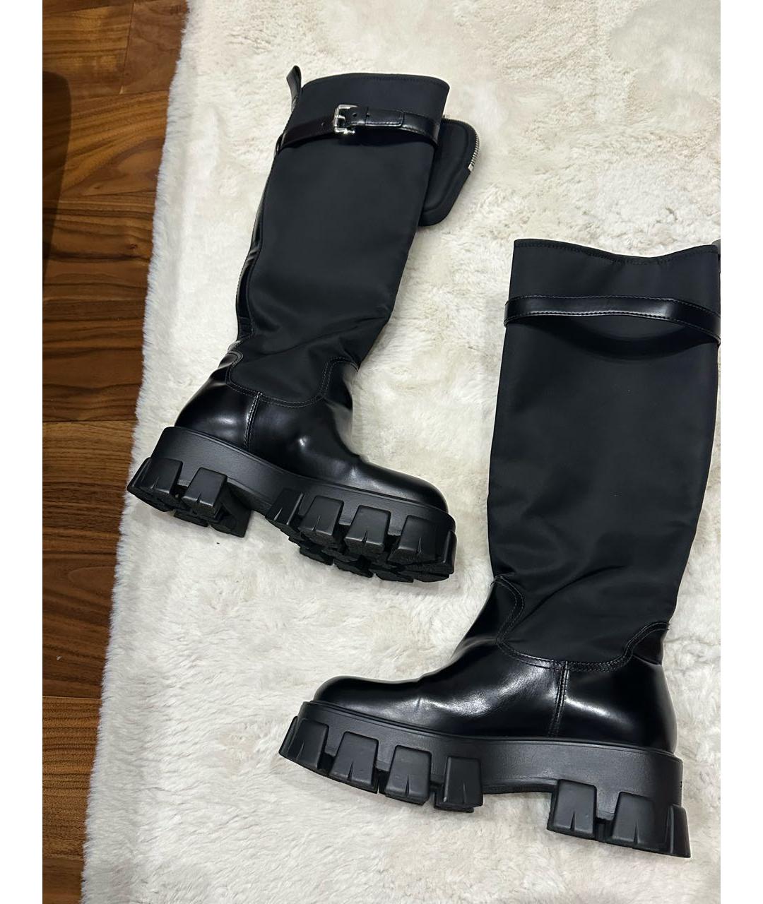 PRADA Черные сапоги, фото 2