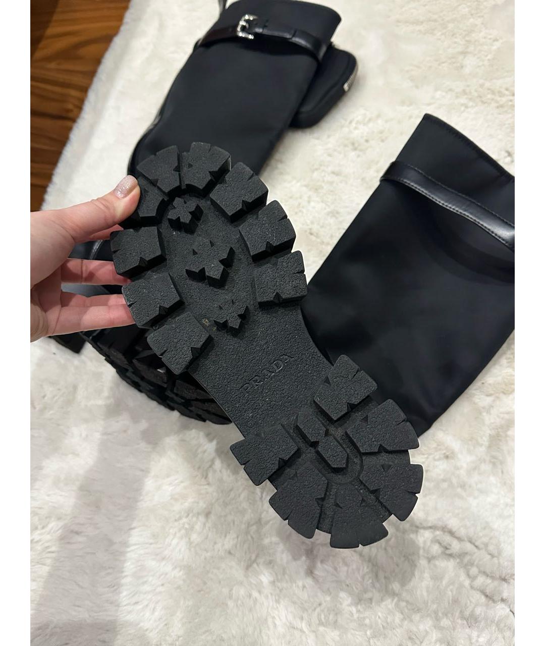 PRADA Черные сапоги, фото 3