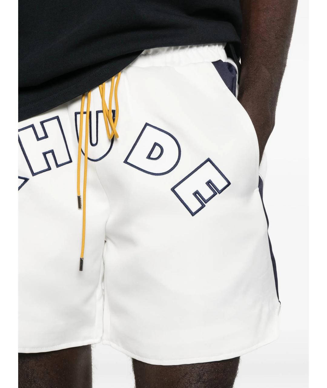RHUDE Белые шорты, фото 5