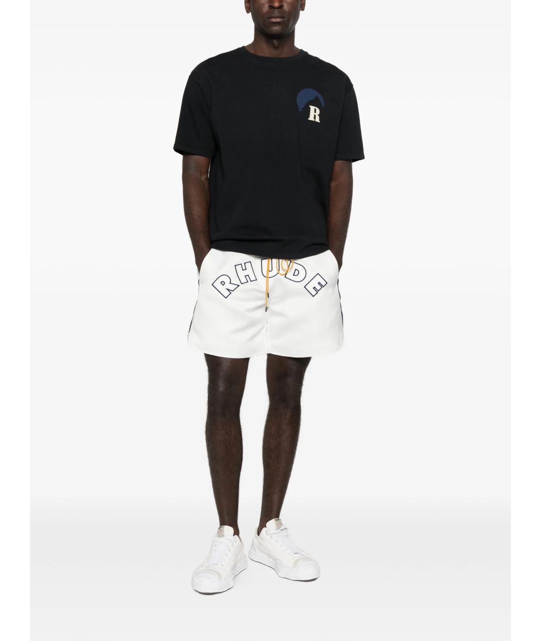 RHUDE Белые шорты, фото 2