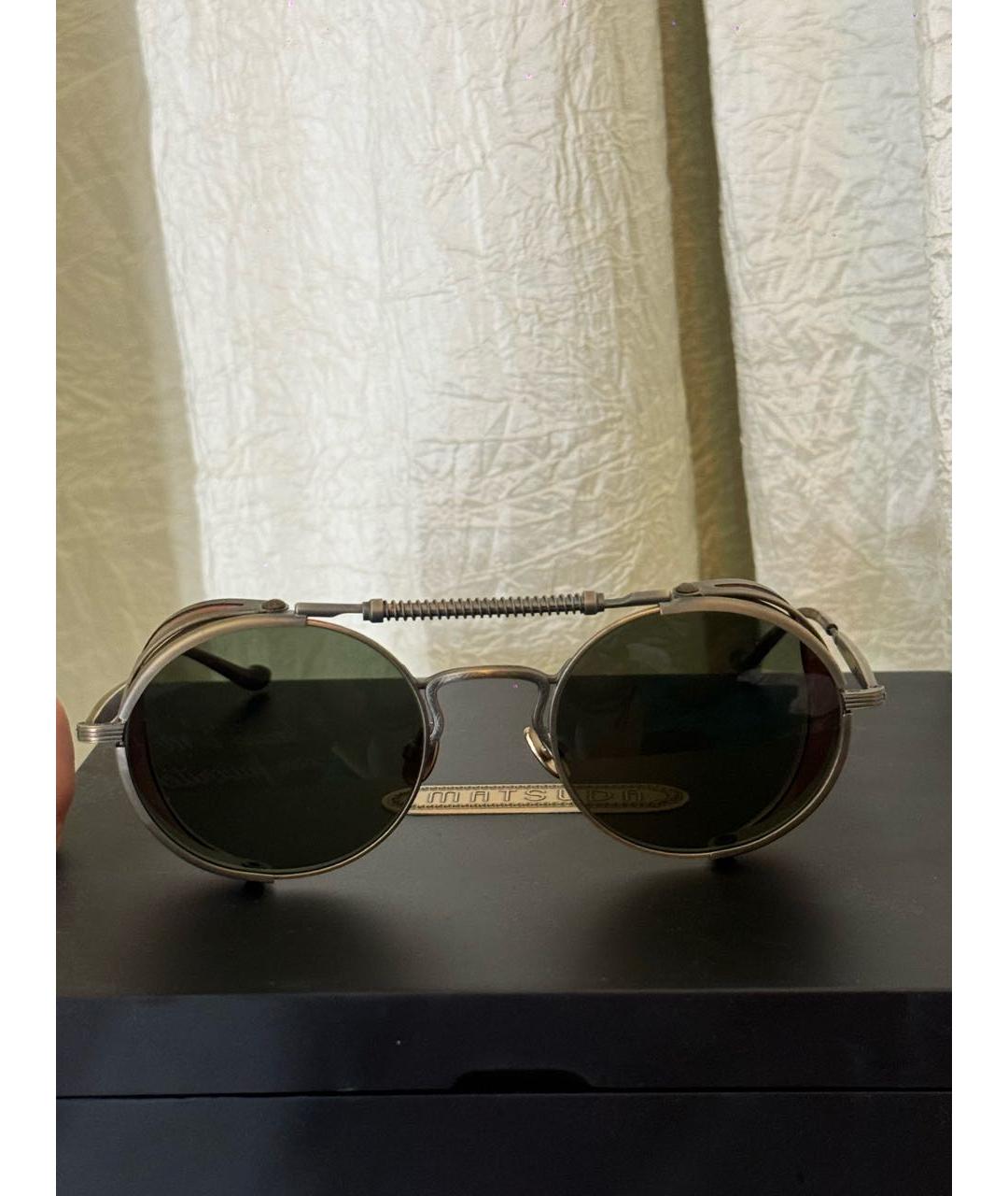 MATSUDA Хаки металлические солнцезащитные очки, фото 9