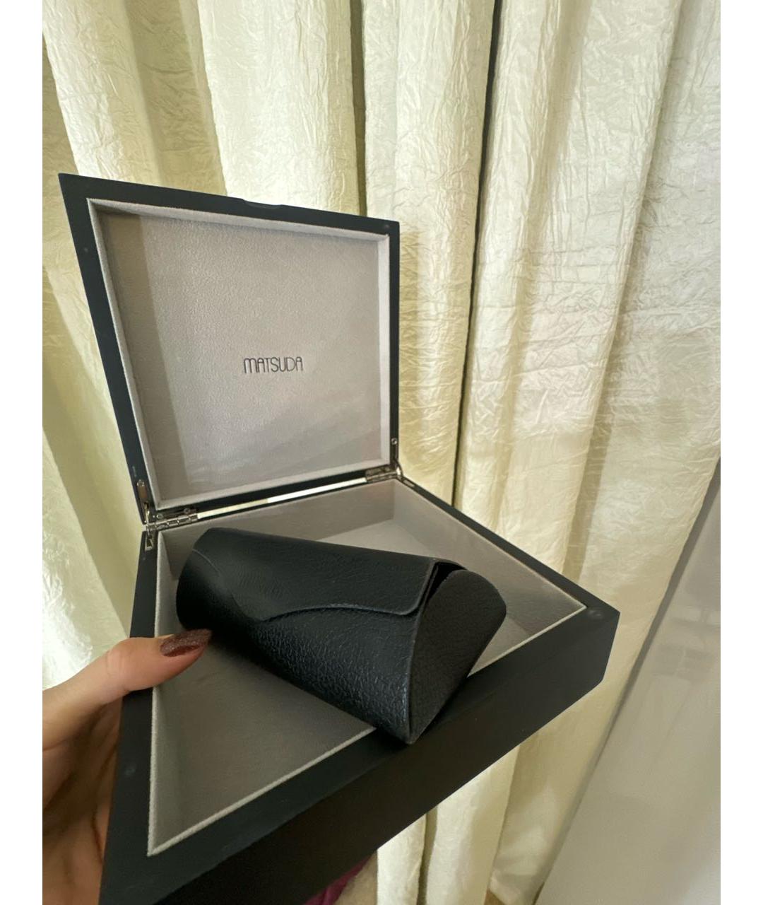 MATSUDA Хаки металлические солнцезащитные очки, фото 8