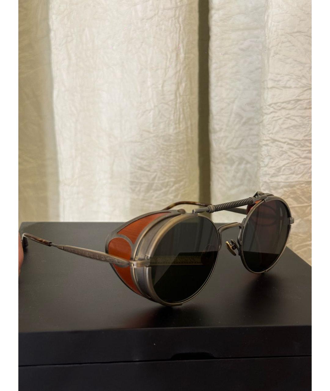 MATSUDA Хаки металлические солнцезащитные очки, фото 2