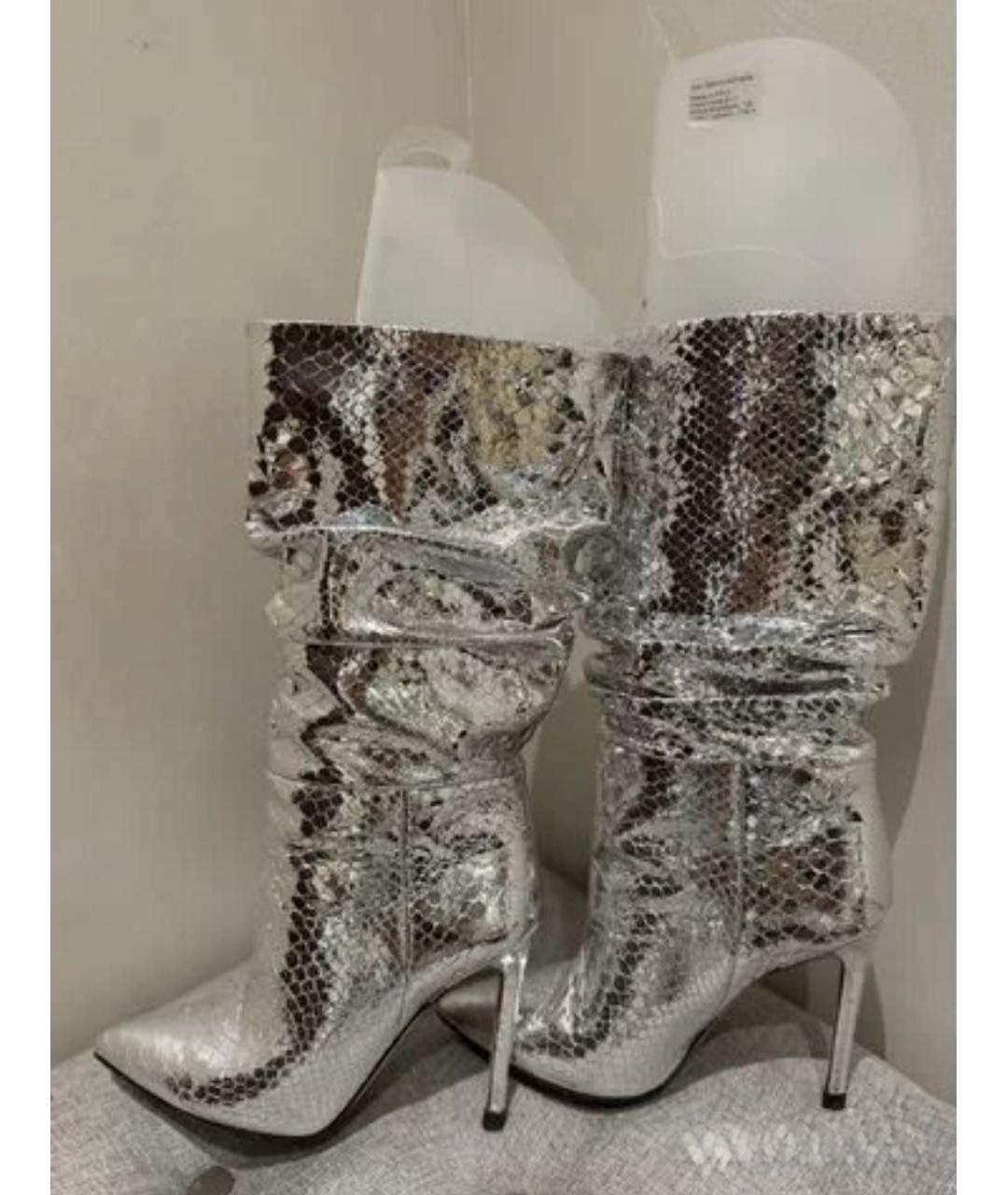 PARIS TEXAS Серебряные сапоги, фото 3
