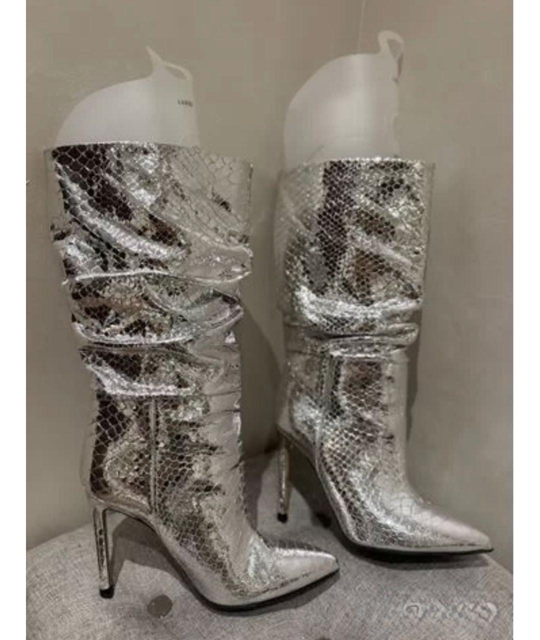 PARIS TEXAS Серебряные сапоги, фото 2