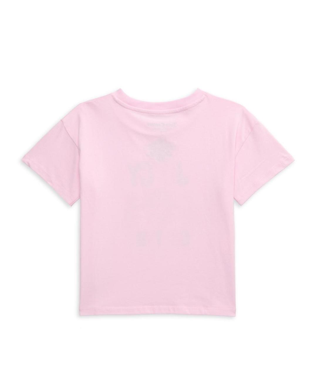 JUICY COUTURE Розовый хлопковый детская футболка / топ, фото 2