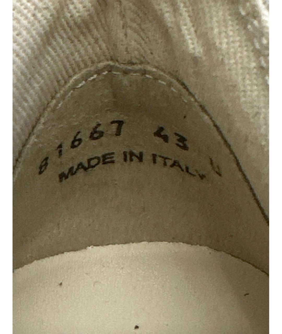 RICK OWENS Серые низкие кроссовки / кеды, фото 8