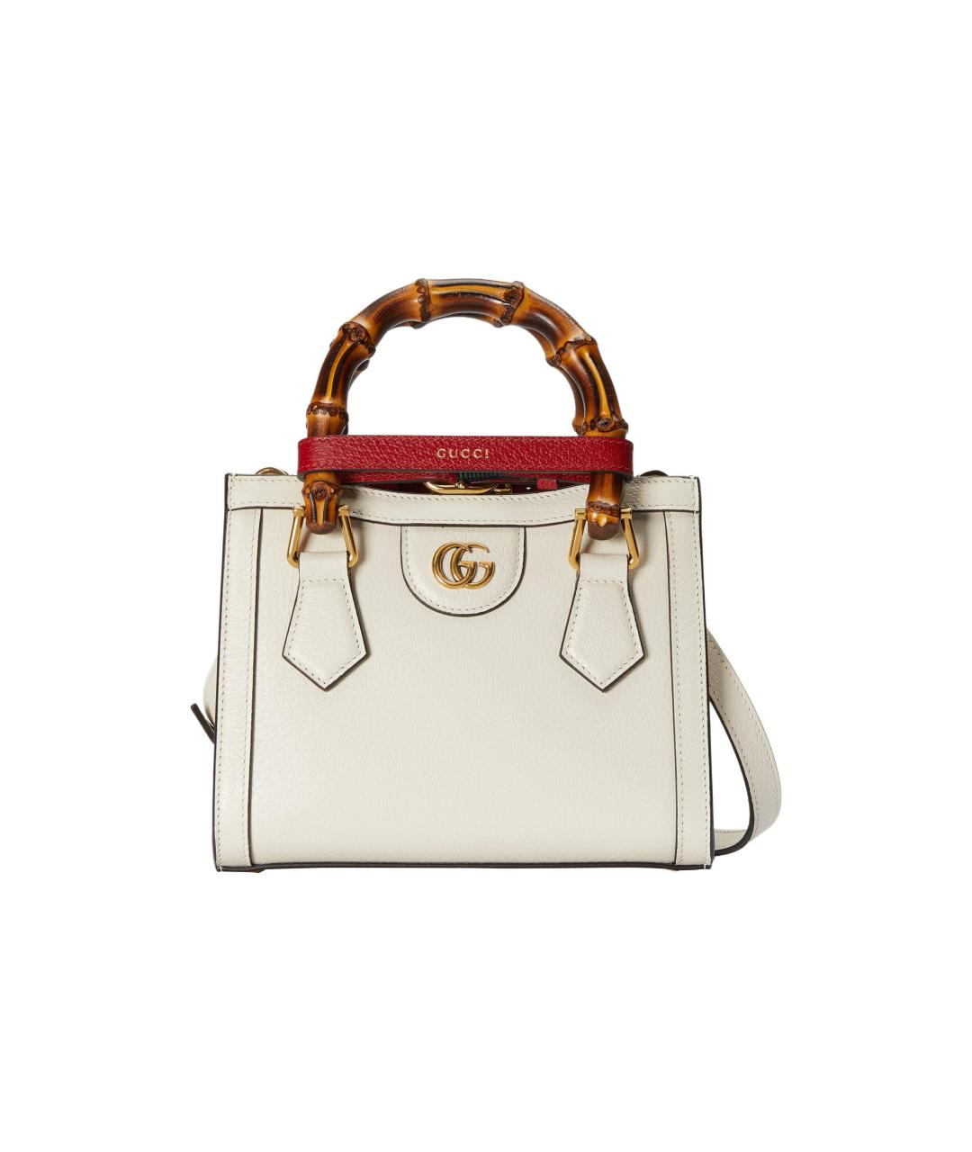 GUCCI Бежевая кожаная сумка через плечо, фото 6