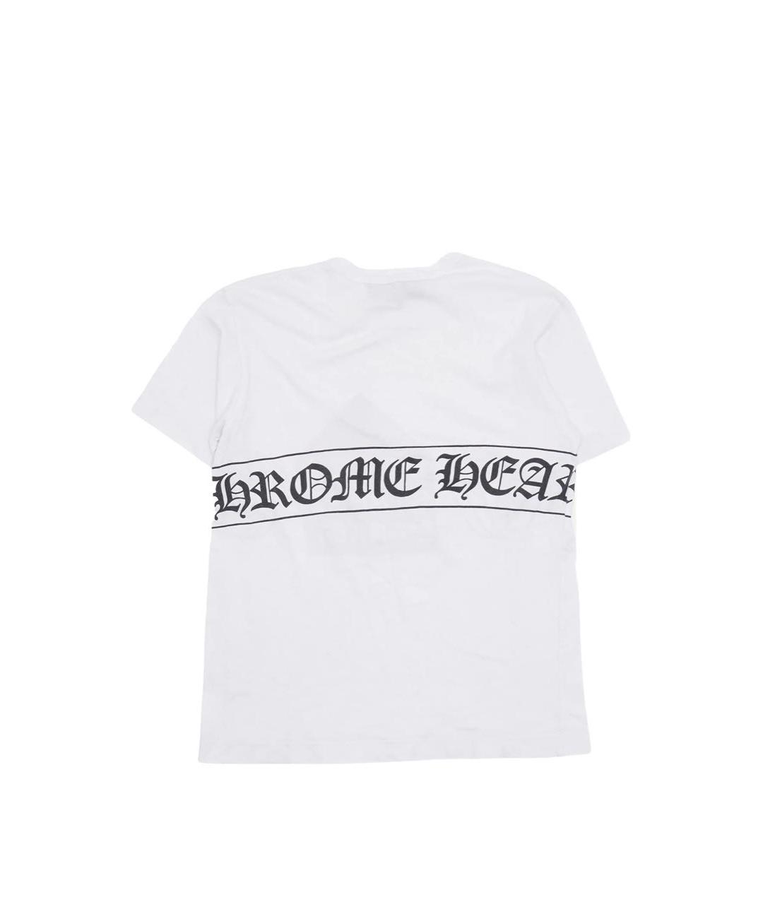 CHROME HEARTS Белая хлопковая футболка, фото 2