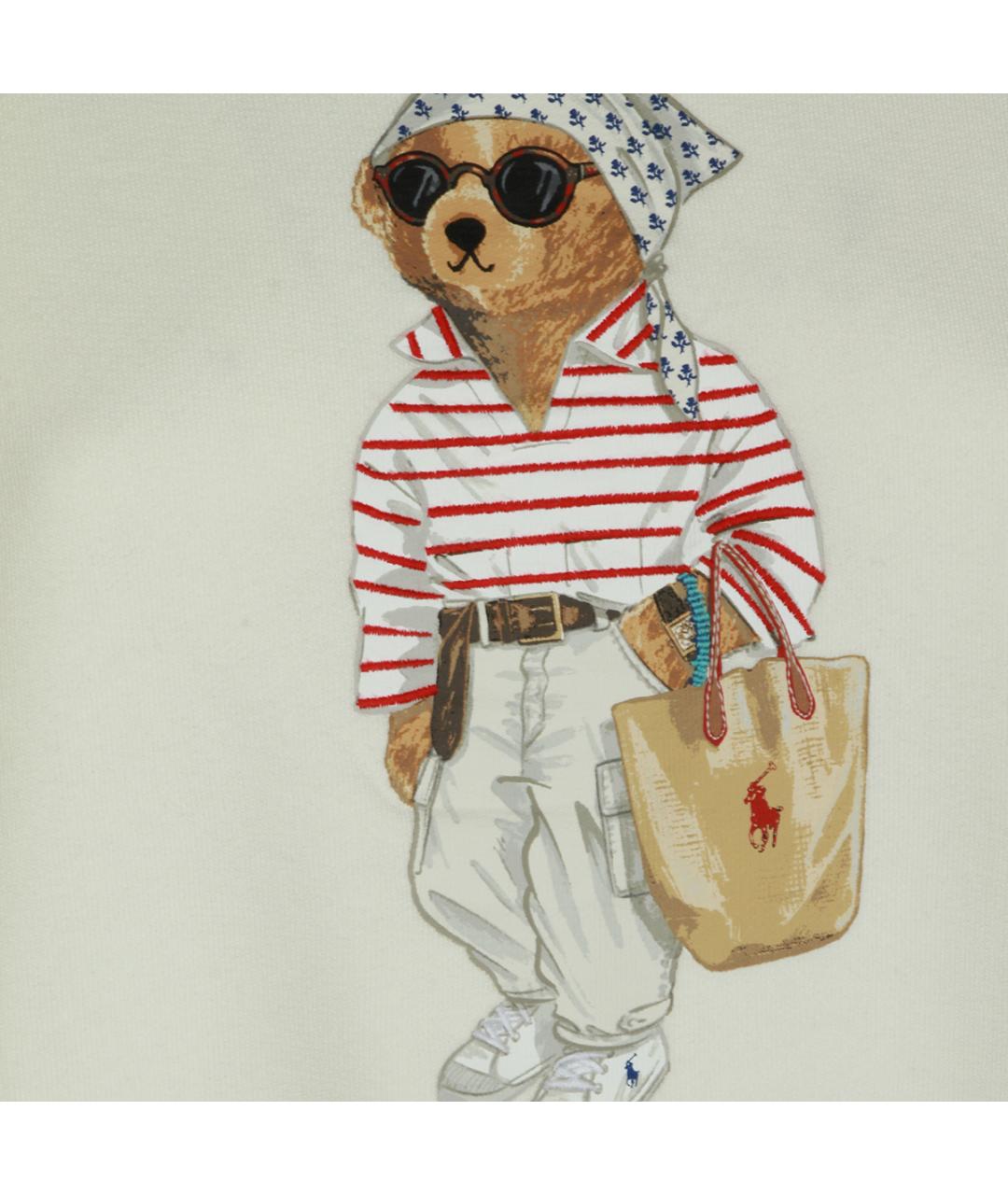 POLO RALPH LAUREN Белая хлопковая футболка, фото 3