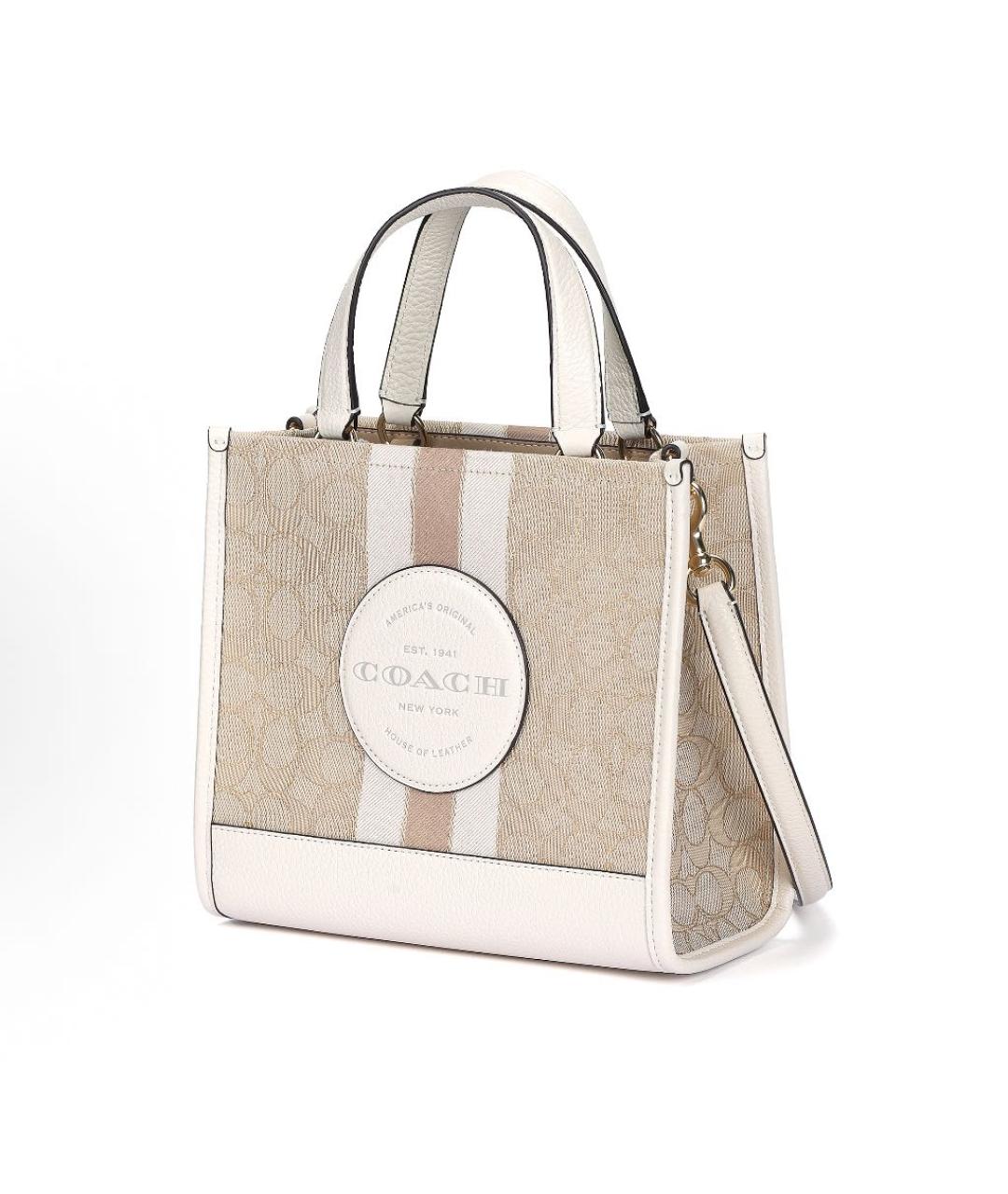 COACH Бежевая сумка тоут, фото 2