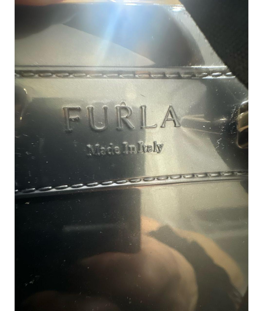 FURLA Антрацитовый рюкзак, фото 5