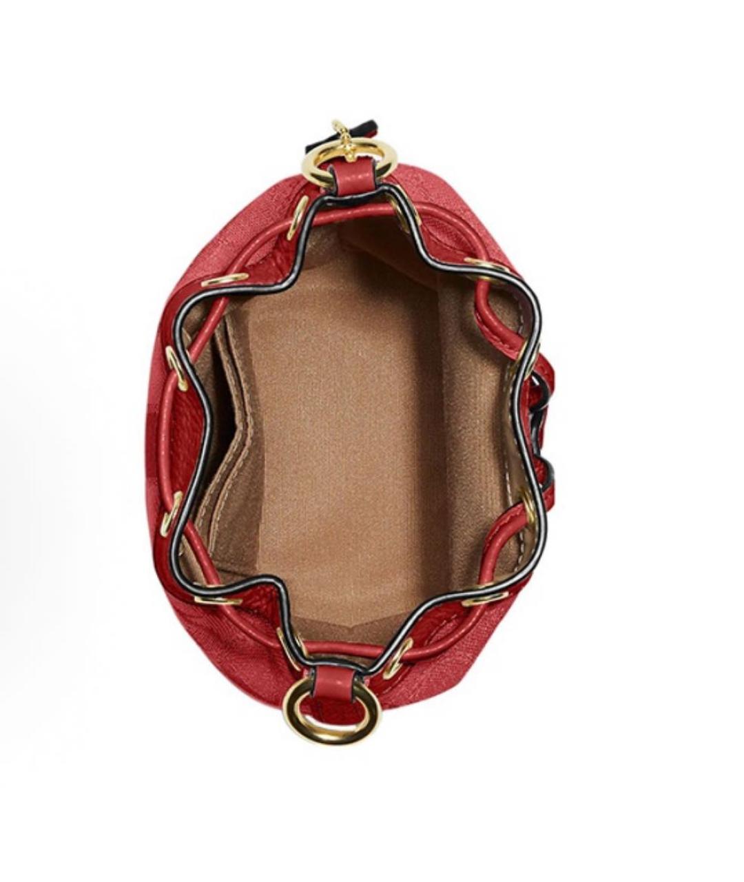 COACH Красная сумка тоут, фото 3