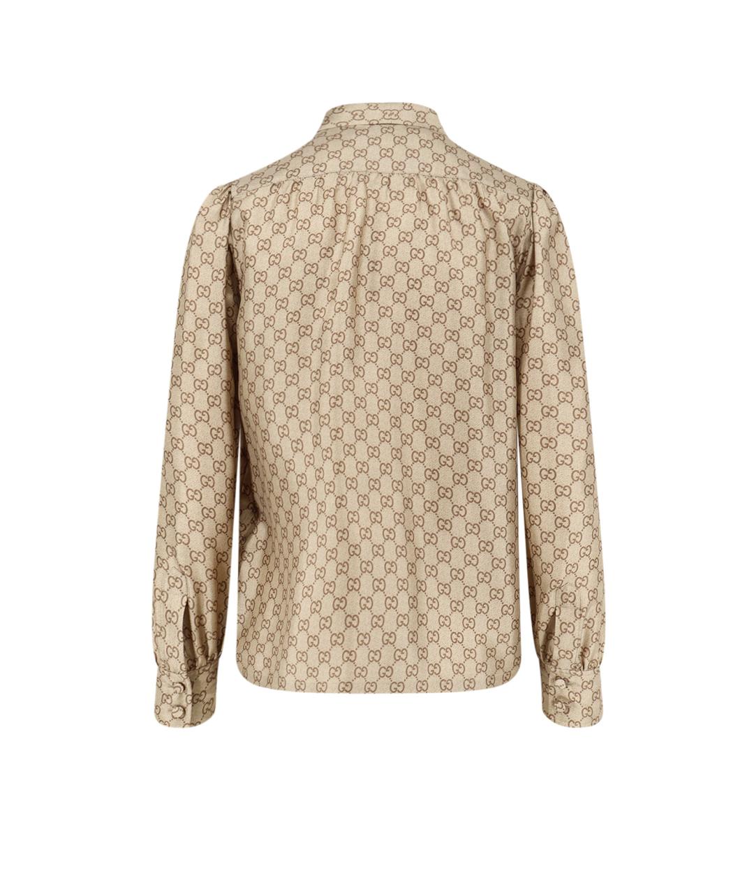GUCCI Бежевая рубашка, фото 2