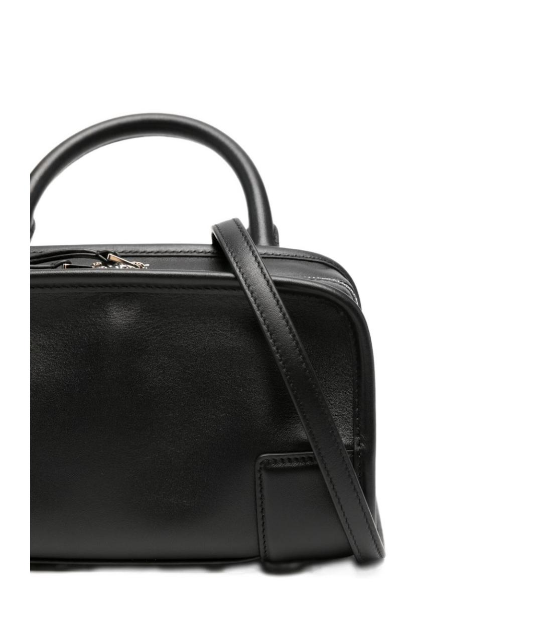 LOEWE Черная кожаная сумка с короткими ручками, фото 2