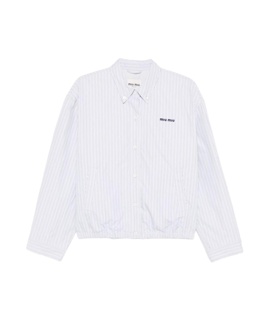 MIU MIU Серая хлопковая куртка, фото 1