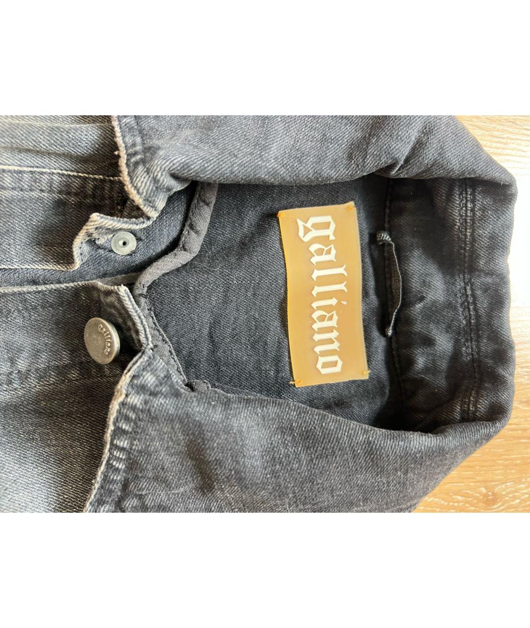 JOHN GALLIANO Серая деним куртка, фото 3