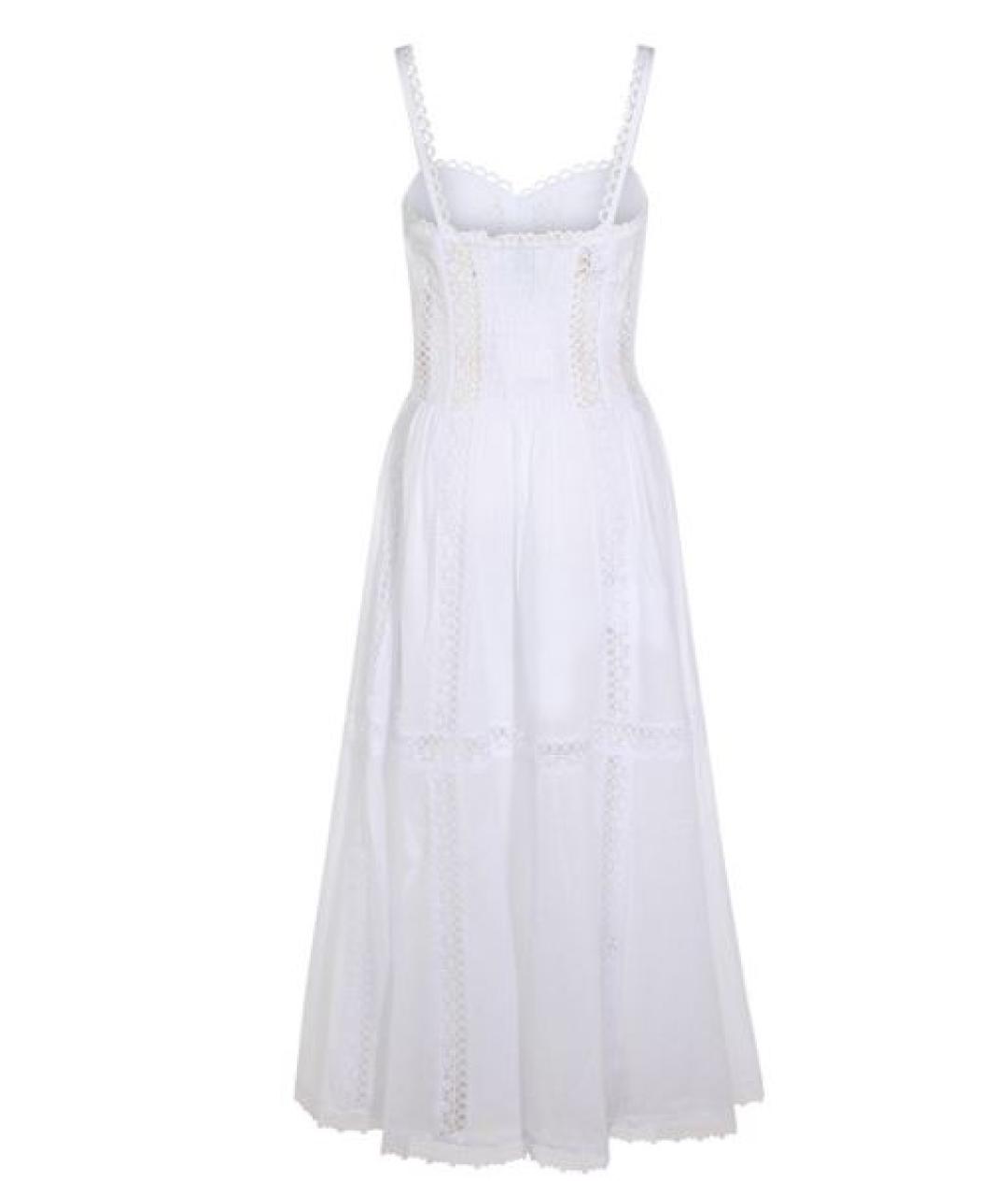 CHARO RUIZ Белый хлопковый сарафан, фото 2