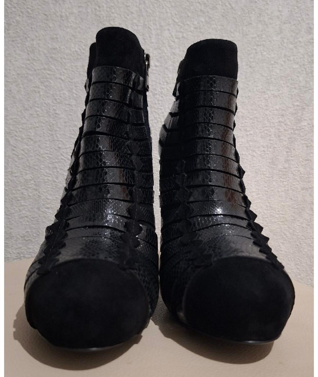 BOTTEGA VENETA Черные замшевые ботильоны, фото 2