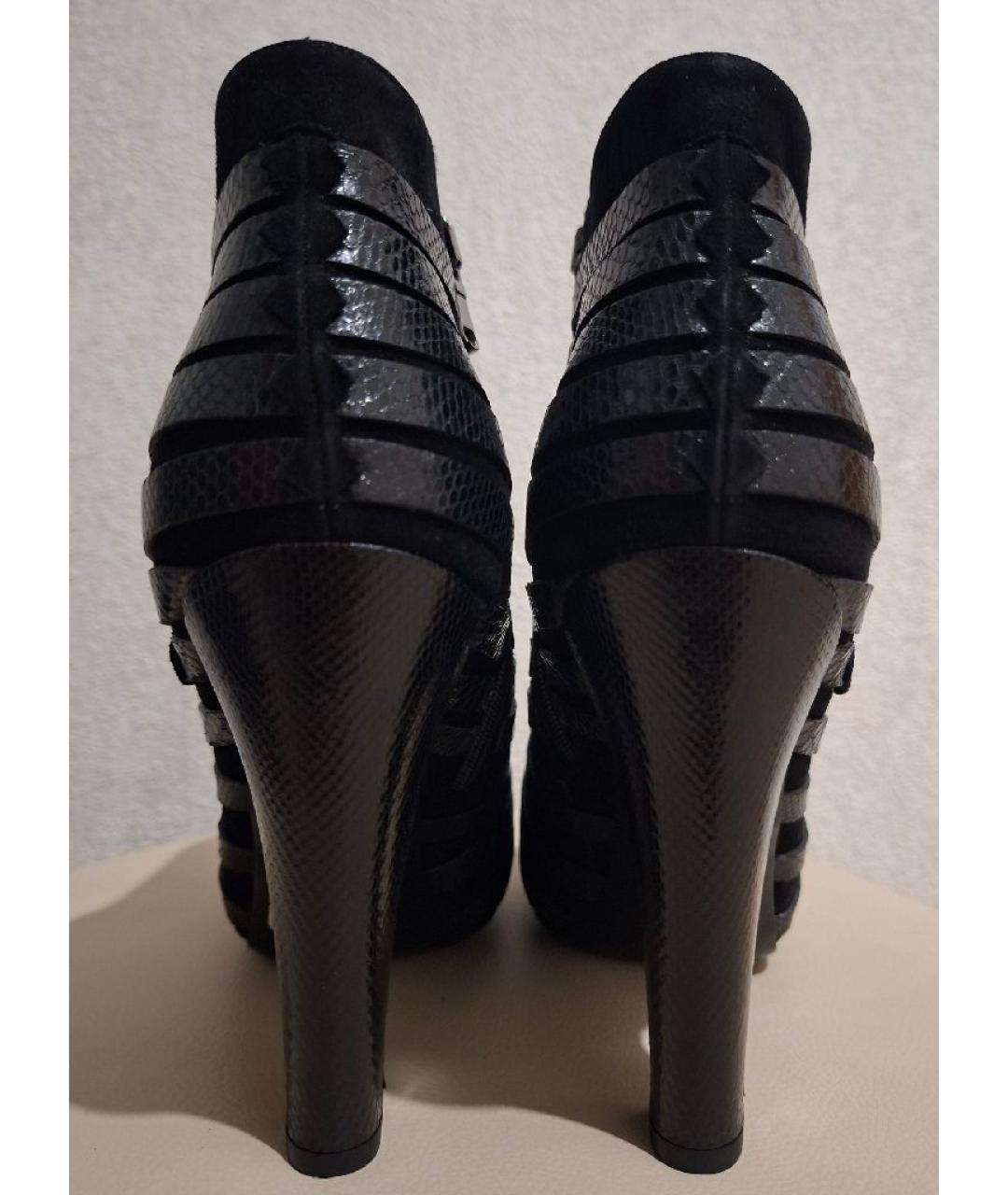 BOTTEGA VENETA Черные замшевые ботильоны, фото 4
