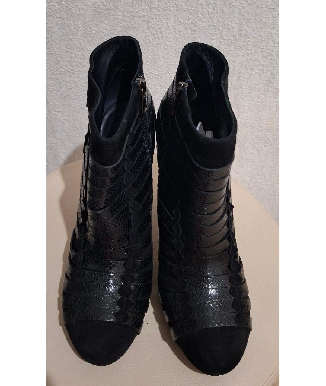 BOTTEGA VENETA Черные замшевые ботильоны, фото 3
