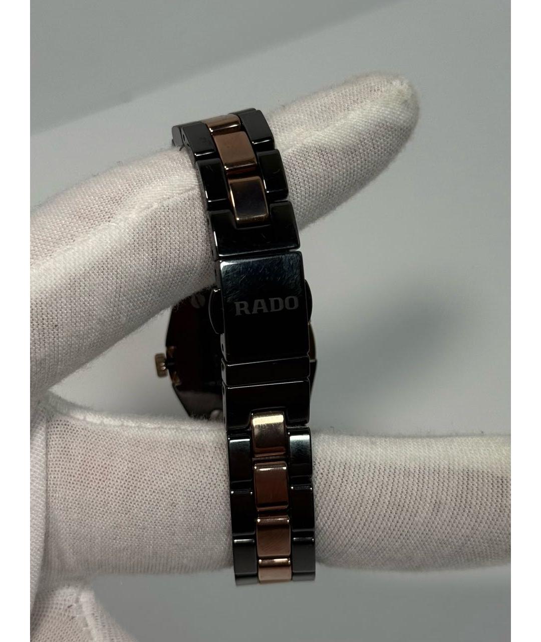 RADO Черные керамические часы, фото 3