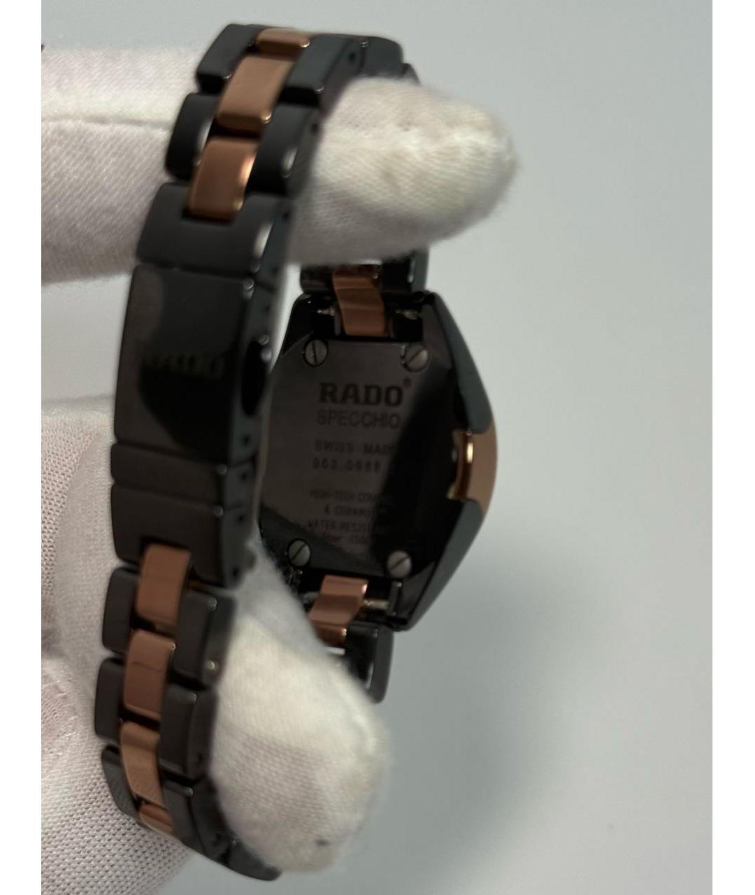 RADO Черные керамические часы, фото 2