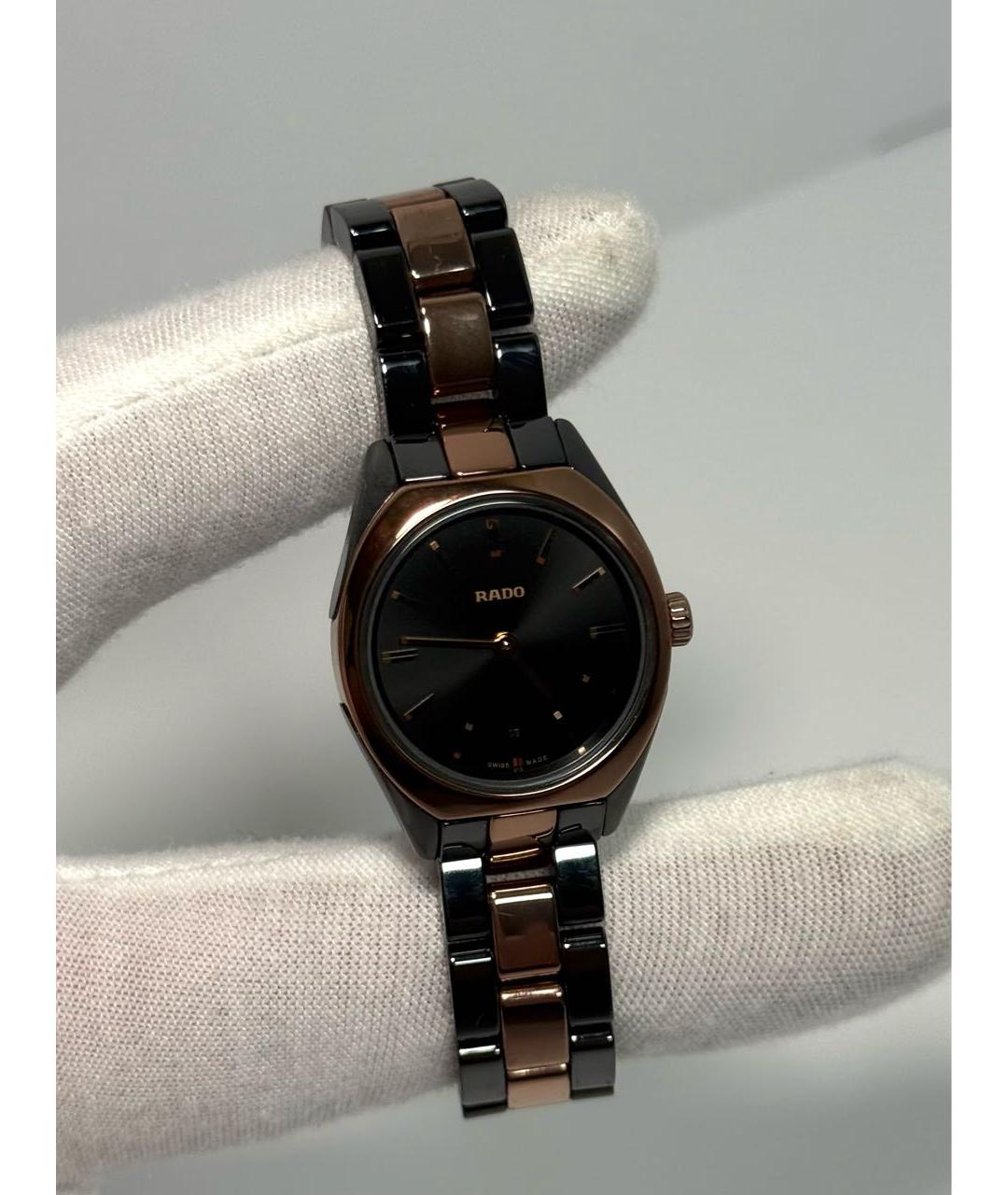 RADO Черные керамические часы, фото 5