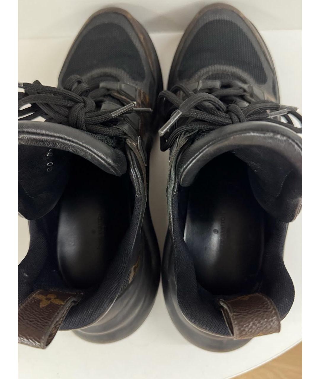 LOUIS VUITTON Коричневые текстильные кроссовки, фото 3