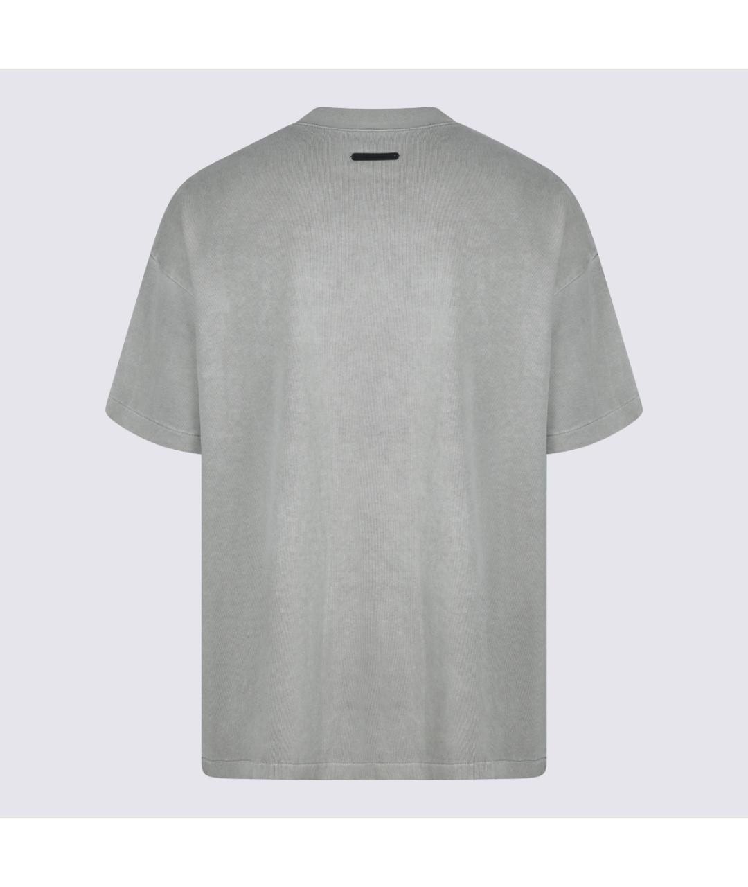 FEAR OF GOD ESSENTIALS Серая хлопковая футболка, фото 2