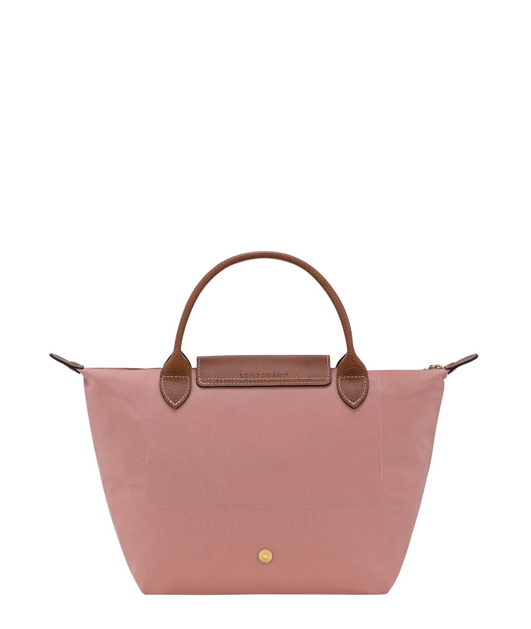LONGCHAMP Розовая синтетическая сумка тоут, фото 2