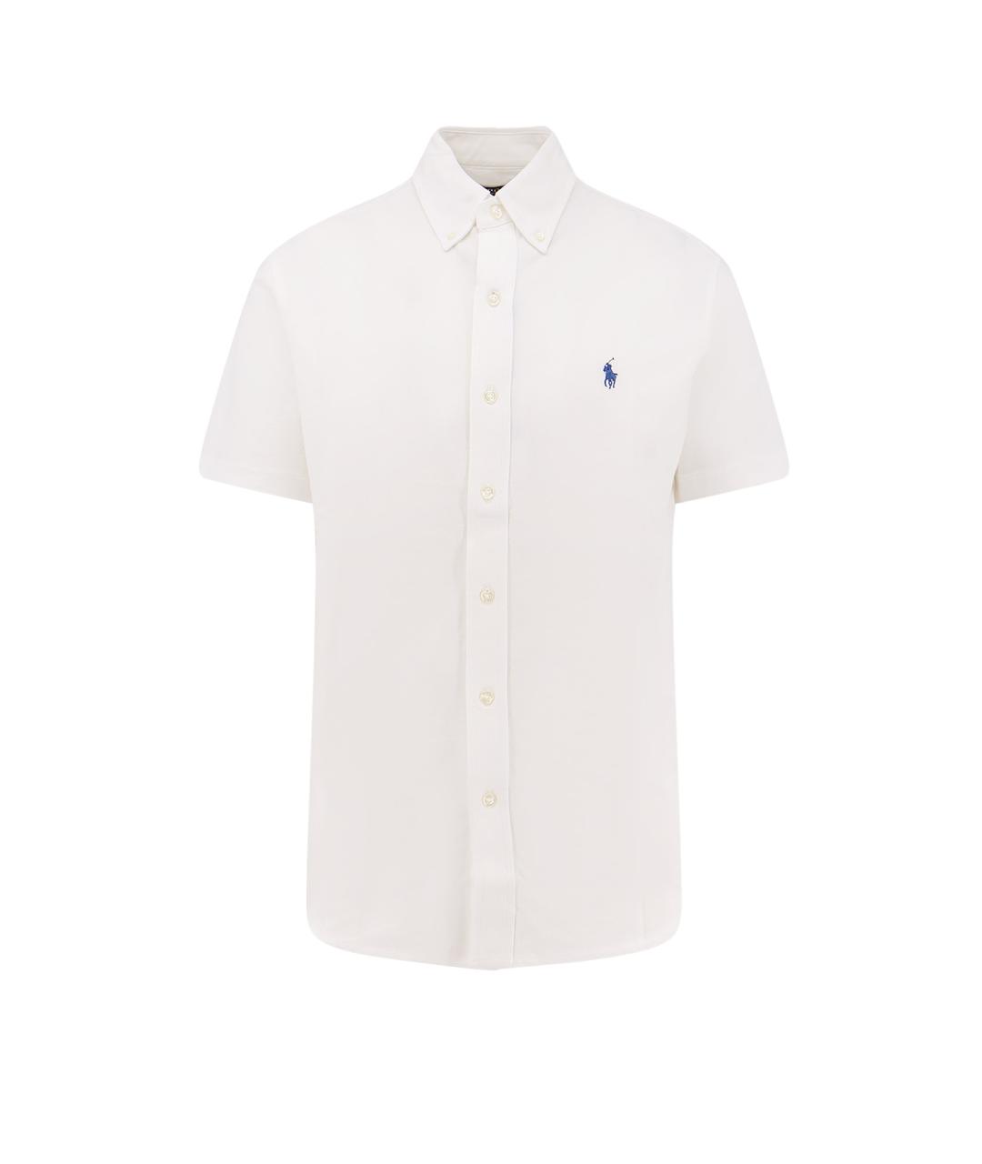 POLO RALPH LAUREN Белая хлопковая классическая рубашка, фото 1