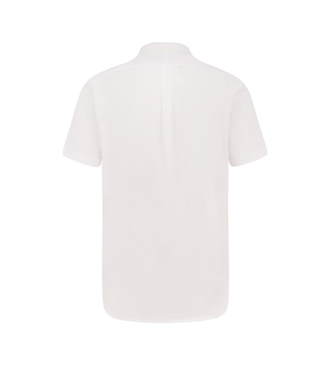 POLO RALPH LAUREN Белая хлопковая классическая рубашка, фото 2