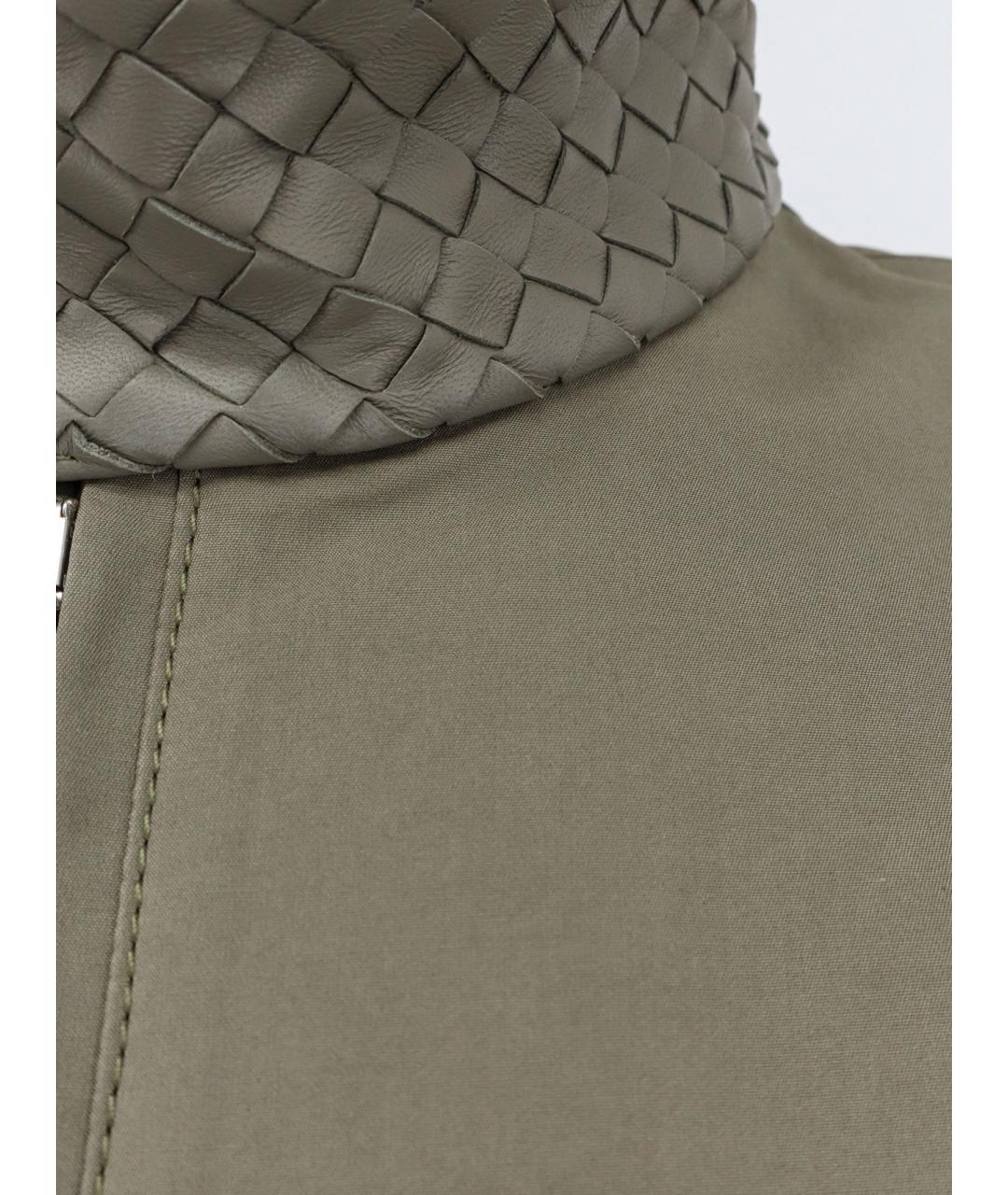 BOTTEGA VENETA Хаки хлопковая куртка, фото 3