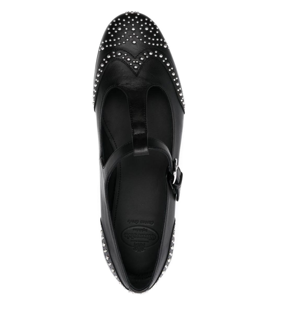 CHURCH'S Черные кожаные балетки, фото 3