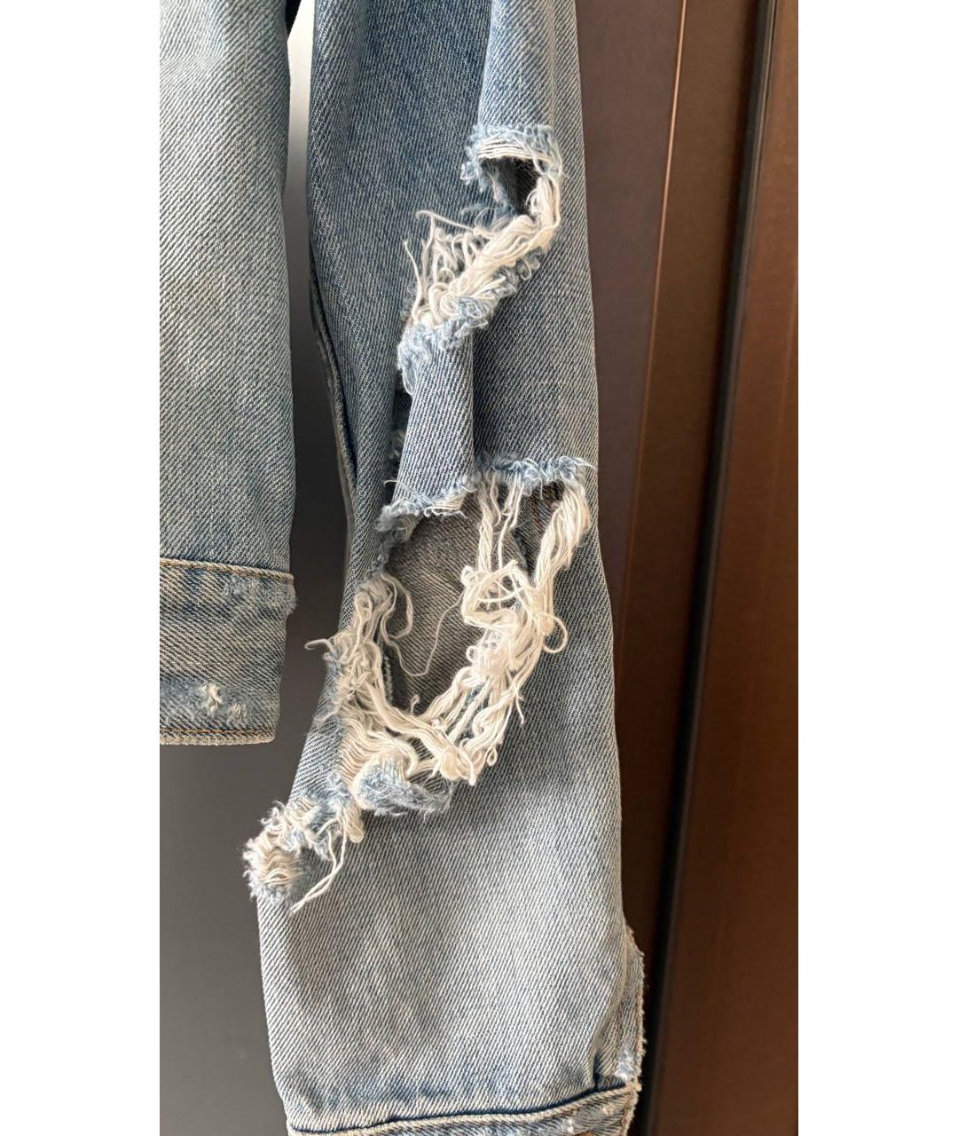 SAINT LAURENT Голубая куртка, фото 3