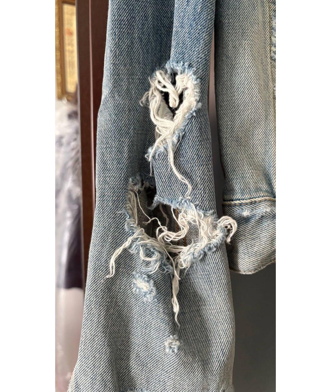 SAINT LAURENT Голубая куртка, фото 4