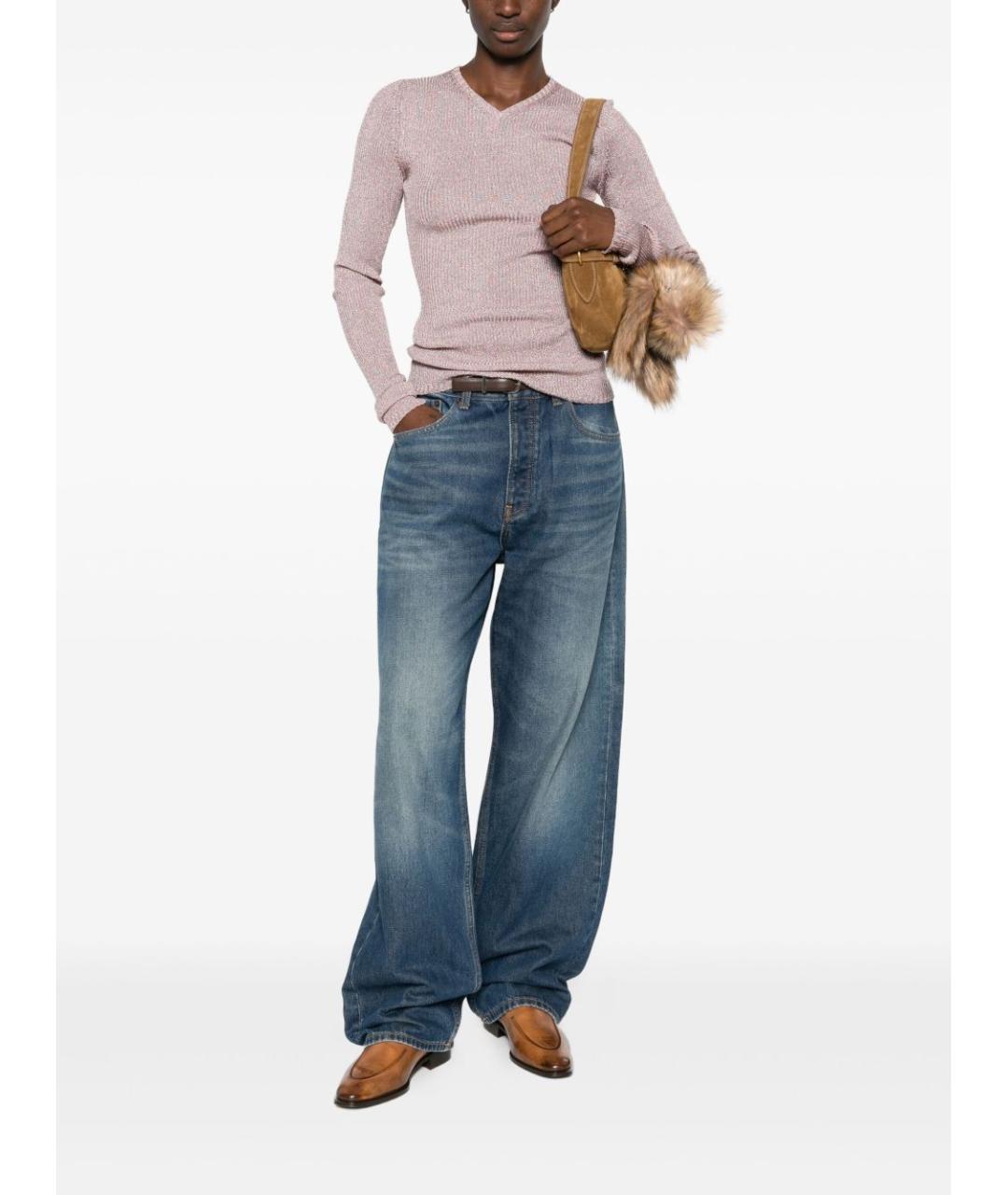 MIU MIU Розовый джемпер / свитер, фото 5