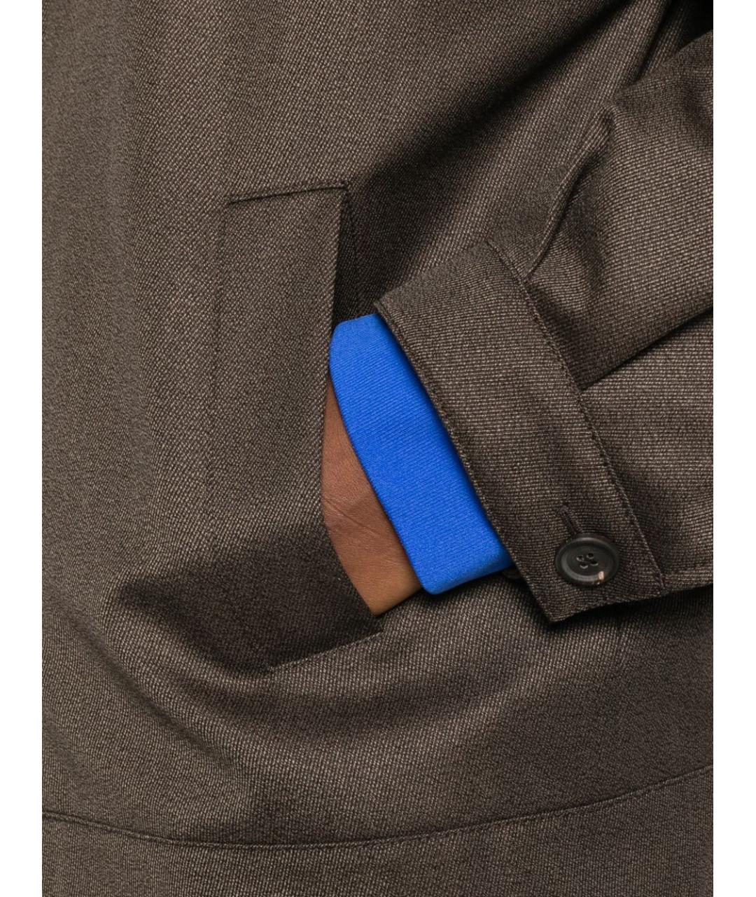 MIU MIU Коричневая шерстяная куртка, фото 3