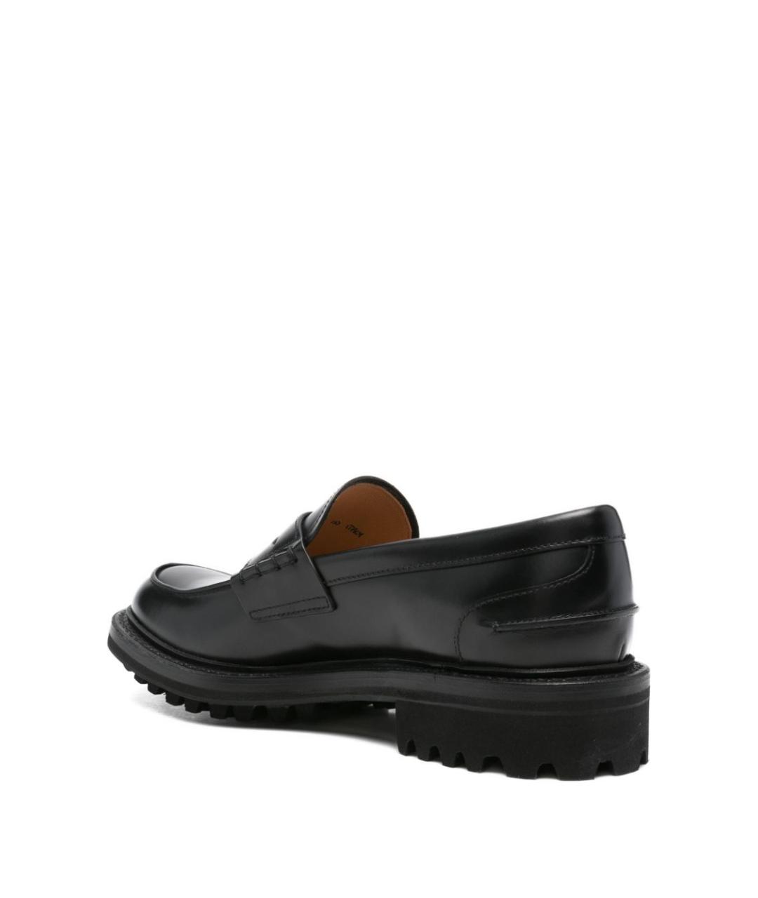CHURCH'S Черные кожаные лоферы, фото 2