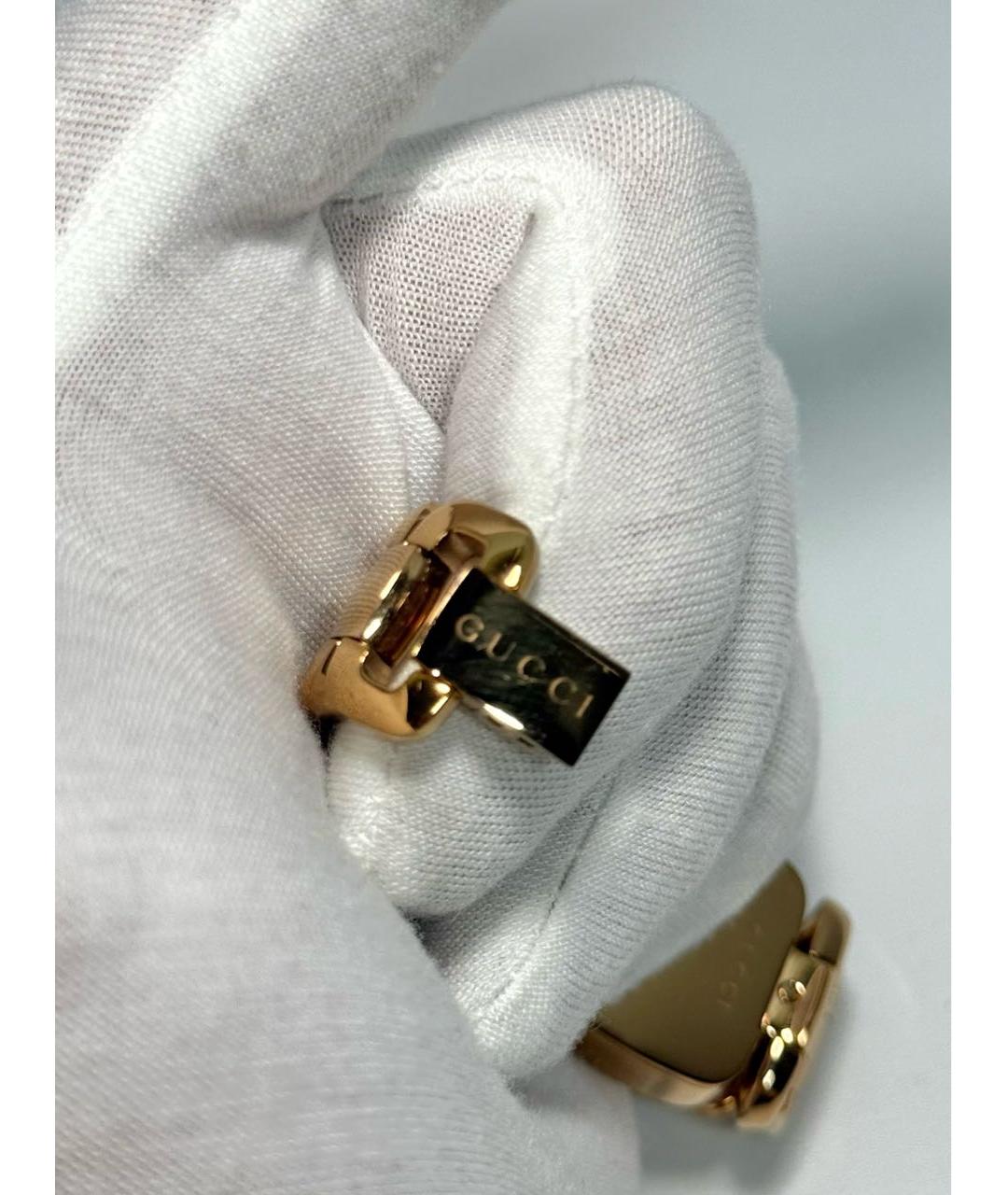 GUCCI Золотые стальные часы, фото 6