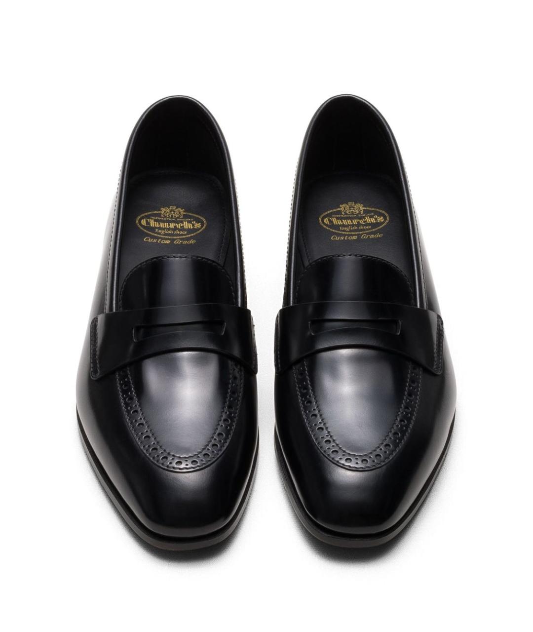 CHURCH'S Черные кожаные лоферы, фото 2