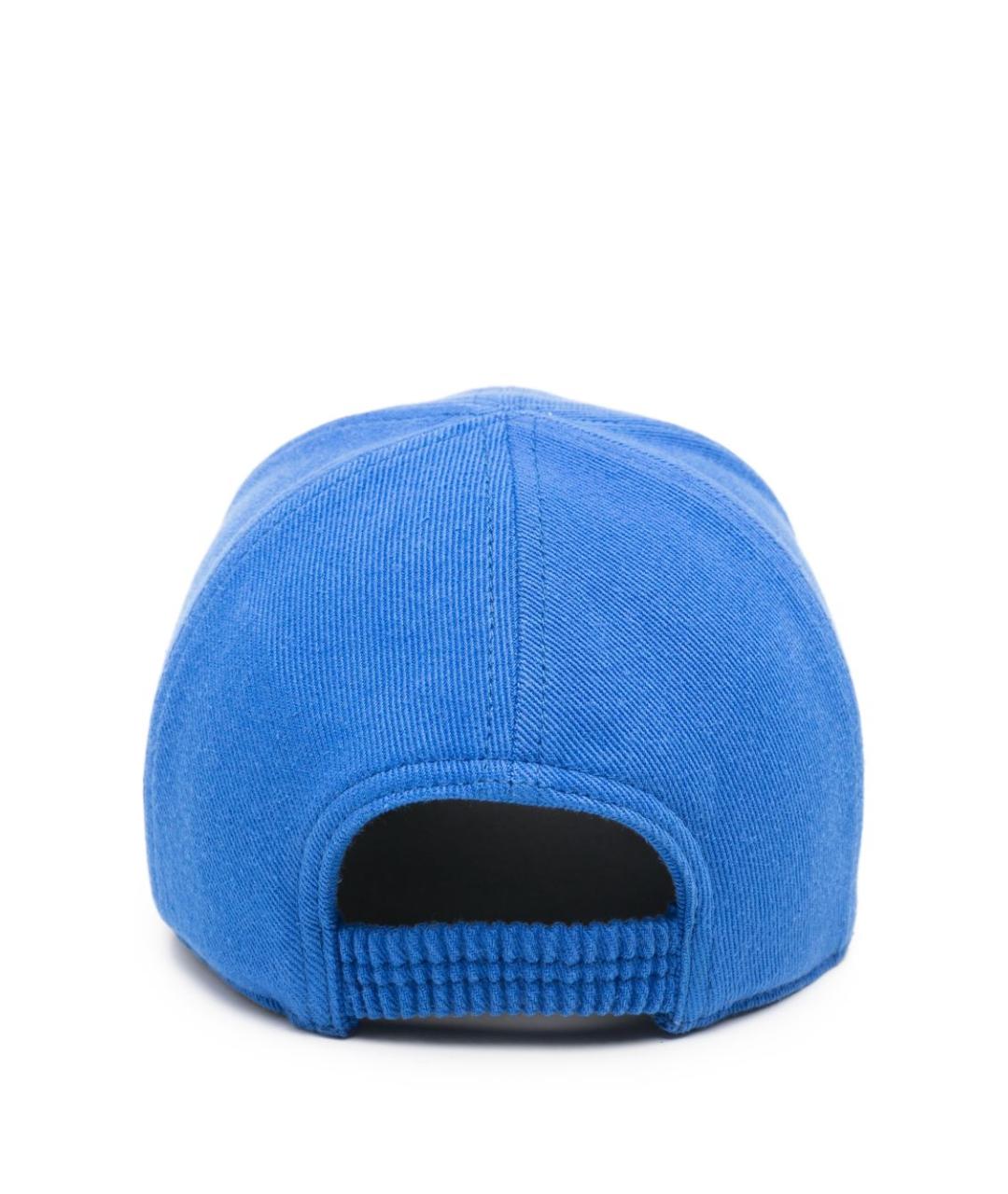 MIU MIU Голубая хлопковая кепка, фото 3