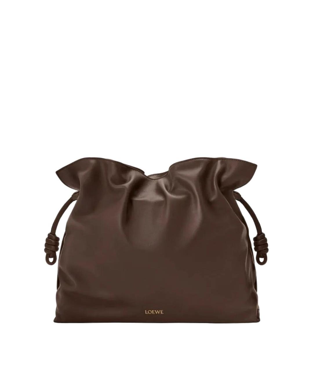 LOEWE Коричневая кожаная сумка тоут, фото 3