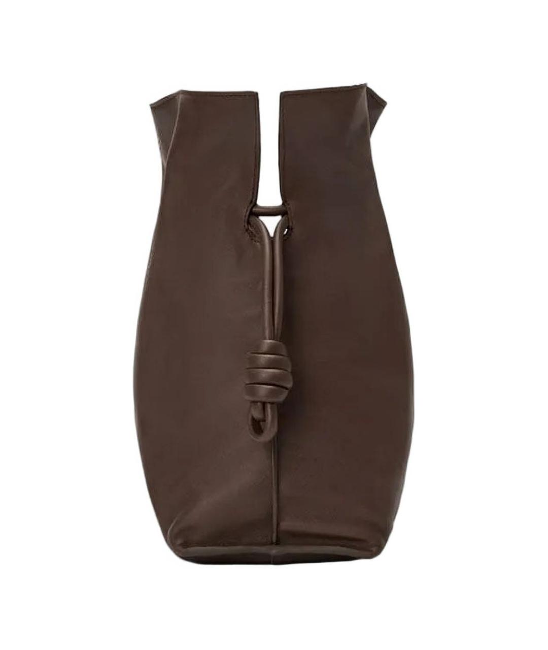 LOEWE Коричневая кожаная сумка тоут, фото 2