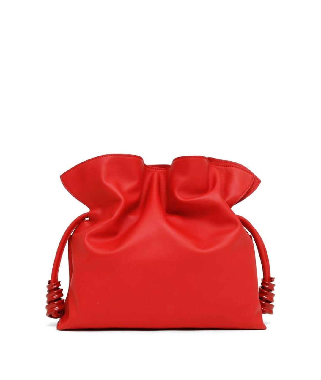 LOEWE Красная кожаная сумка через плечо, фото 4