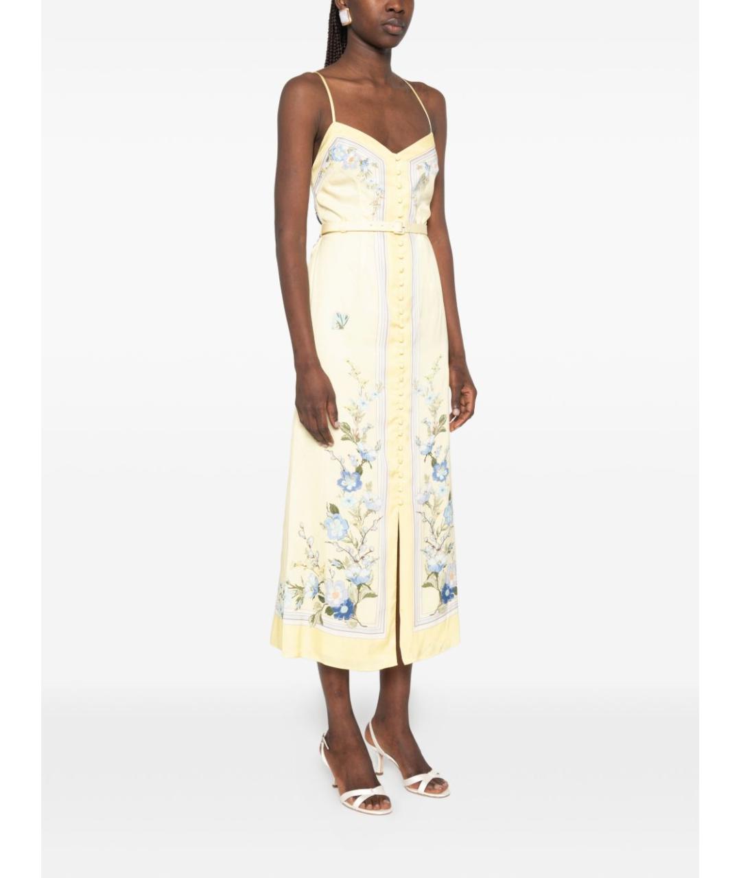 SELF-PORTRAIT Желтое платье, фото 2