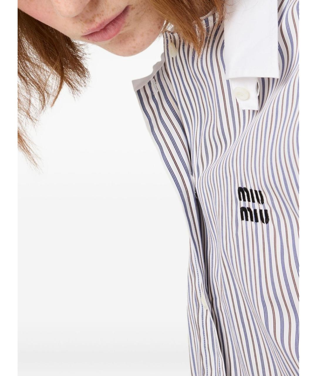 MIU MIU Мульти хлопковая рубашка, фото 2